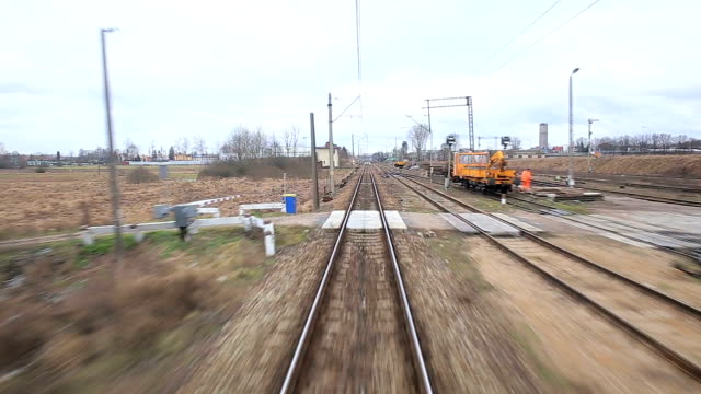 Railroad-track-running-through-coutry-landscapes
