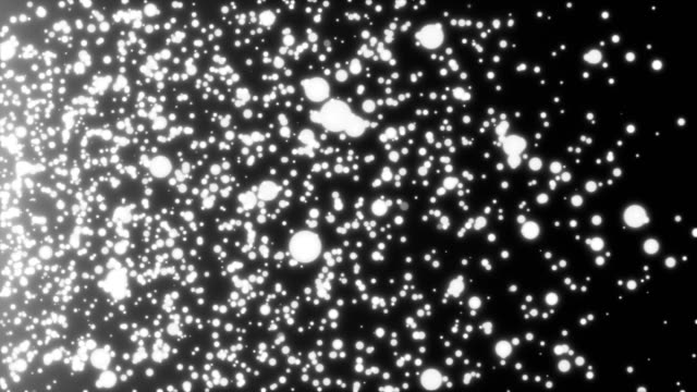Many-abstract-small-white-particles-in-space,-computer-generated-abstract-background