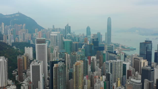 Tag-Zeit-Stadtbild-Innenstadt-Antenne-Panorama-4k-Hongkong