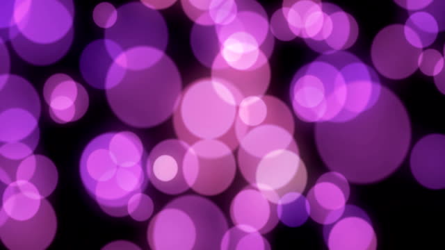 Zusammenfassung-Hintergrund-mit-animierten-leuchtenden-lila-Magenta-weißen-Bokeh-Schleife,-alpha