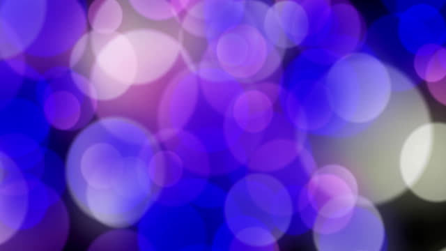 Zusammenfassung-Hintergrund-mit-animierten-leuchtenden-Magenta,-violett,-blau,-weiße-Bokeh-Schleife,-alpha
