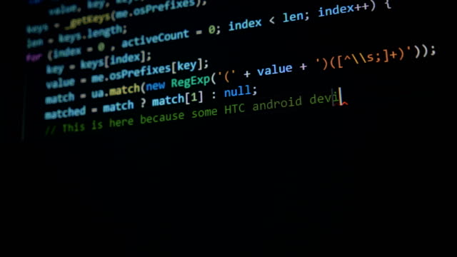 A-hacker-writes-computer-code,-close-up.