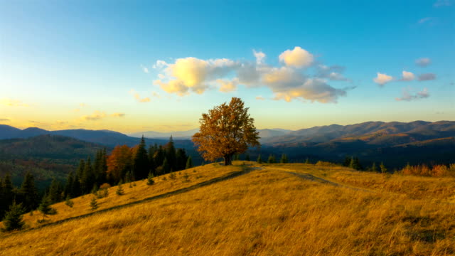 Autumn.-Sunset-Sky-in-the-Mountains