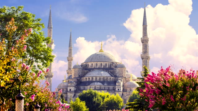 Cinemagraph---Sultan-Ahmed-Mosque-(Blue-Mosque),-Istanbul,-Turkey.