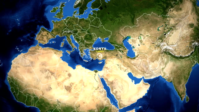 EARTH-ZOOM-IN-MAP---TURKEY-KONYA