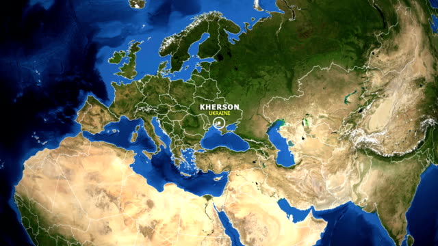 EARTH-ZOOM-IN-MAP---UKRAINE-KHERSON