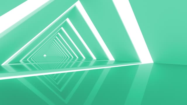 Glänzendes-Dreieck-geloopt-Hintergrund-Infinity
