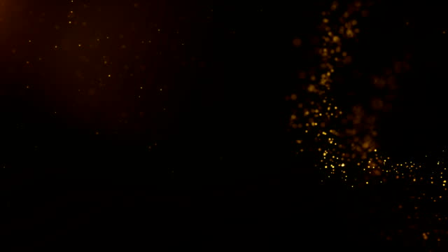 Background-gold-movement.-Universe-gold-dust-with-stars-on-black-background.-Motion-abstract-of-particles.