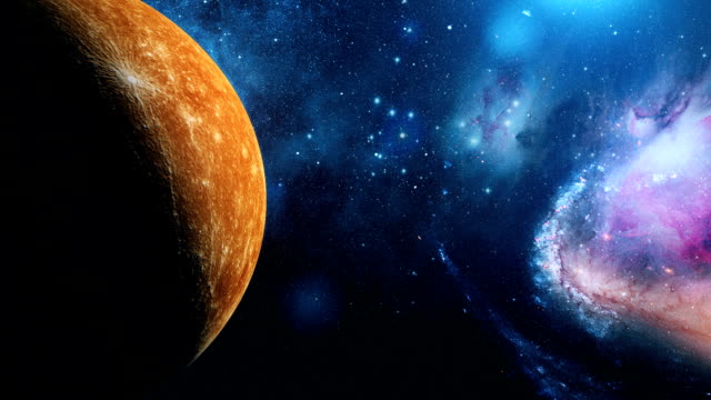Realistischer-Planet-Merkur-aus-dem-Weltraum