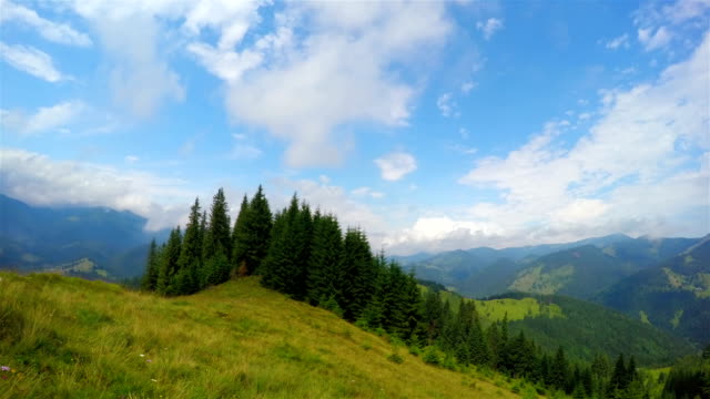 Sommer-Berge-Landschaft.