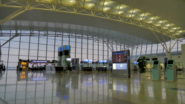 Time-Lapse---Aeropuerto-Internacional-de-Taoyuan,-Taiwán