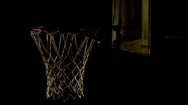 Basketball-being-thrown-in-basketball-hoop-4k