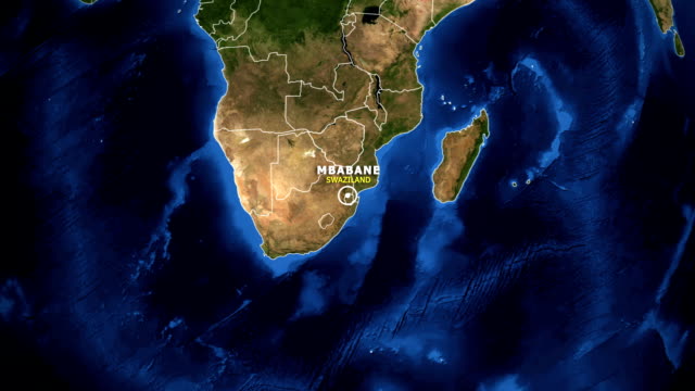 EARTH-ZOOM-IN-MAP---SWAZILAND-MBABANE