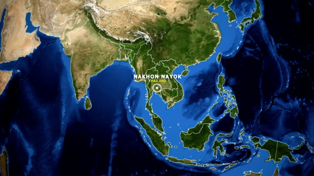 EARTH-ZOOM-IN-MAP---THAILAND-NAKHON-NAYOK