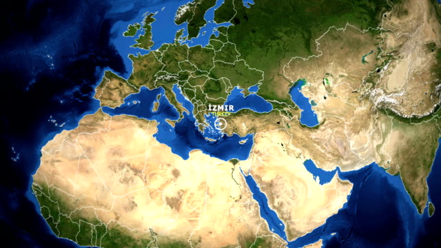EARTH-ZOOM-IN-MAP---TURKEY-IZMIR