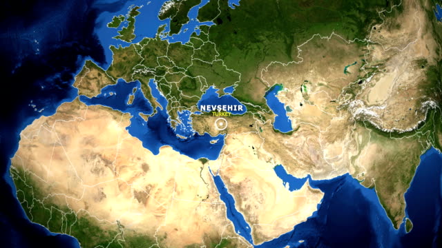 EARTH-ZOOM-IN-MAP---TURKEY-NEVSEHIR