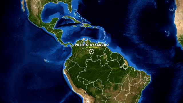 EARTH-ZOOM-IN-MAP---VENEZUELA-PUERTO-AYACUCHO