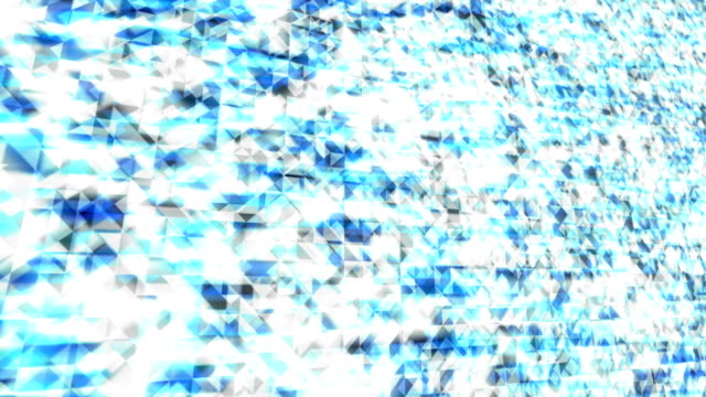Caja-cuadrada-abstracto-geométrico-polígono-y-triángulo-perspectiva-ven-el-color-azul-que-brilla-intensamente-patrón-fondo-panorámica-en-movimiento,-animación-bucle-sin-fisuras-4K