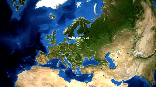 EARTH-ZOOM-IN-MAP---LITHUANIA-MARIJAMPOLE