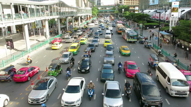 Atasco-de-tráfico-en-la-ciudad-de-Bangkok