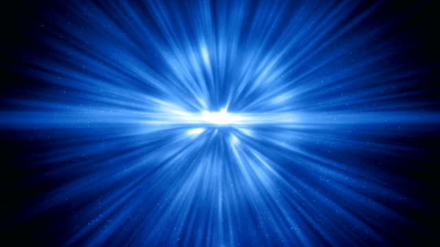 3D-Rendering,-abstrakte-kosmische-Explosion-Shockwave-blaue-Energie-auf-schwarzem-Hintergrund