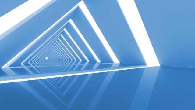 Blue-Triangle-Looped-Endless