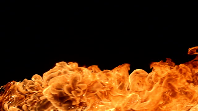 Fire-explosion-in-slowmotion,-shooting-with-high-speed-camera.