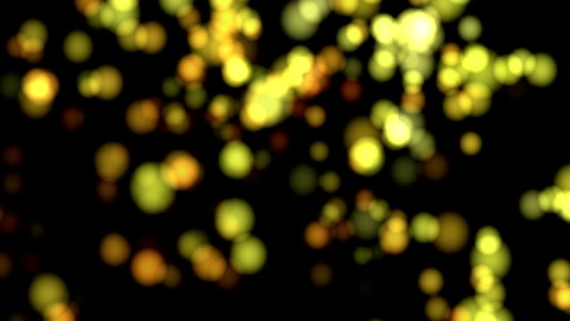 Zusammenfassung-Hintergrund-mit-animierten-leuchtende-gelbe-bokeh