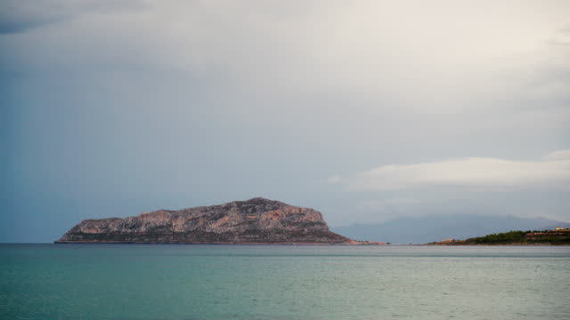 Ansicht-von-Monemvasia-Insel-in-Griechenland-timelapse