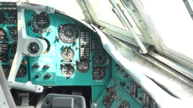 In-the-cockpit-of-the-plane-in-place-of-the-pilots.