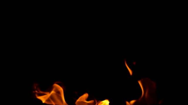bonfire-on-a-black-background