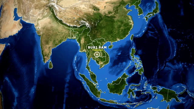 EARTH-ZOOM-IN-MAP---THAILAND-BURI-RAM