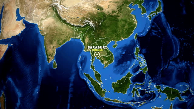 EARTH-ZOOM-IN-MAP---THAILAND-SARABURI