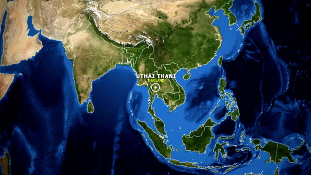 EARTH-ZOOM-IN-MAP---THAILAND-UTHAI-THANI
