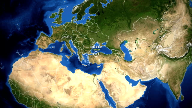 EARTH-ZOOM-IN-MAP---TURKEY-DUZCE