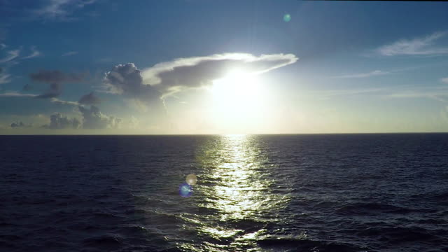 Morning-on-the-Open-Ocean-(With-Lens-Flare)