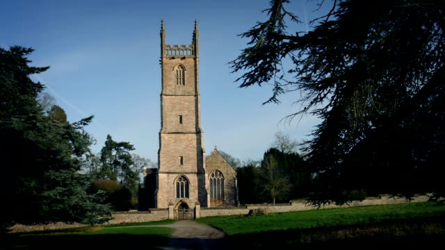 Church-In-The-Countryside-On-Sunny-Day