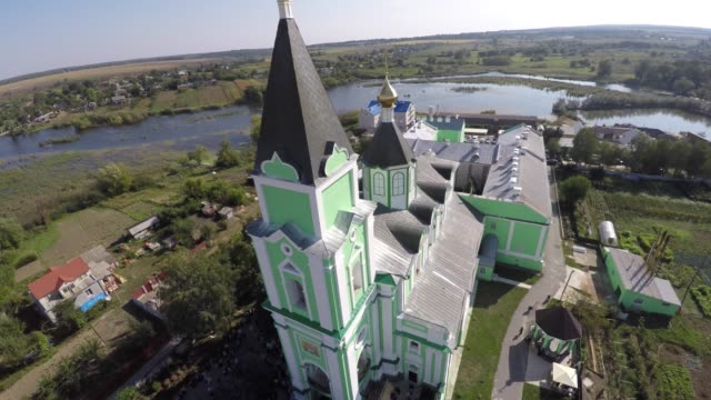 beautiful-landscape-church-in-the-countryside.-drone-video
