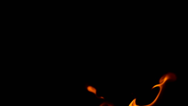 Infernal-Flamme-auf-einem-schwarzen-Hintergrund
