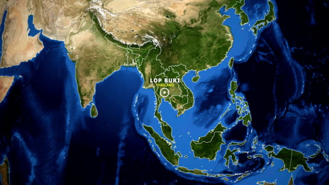EARTH-ZOOM-IN-MAP---THAILAND-LOP-BURI