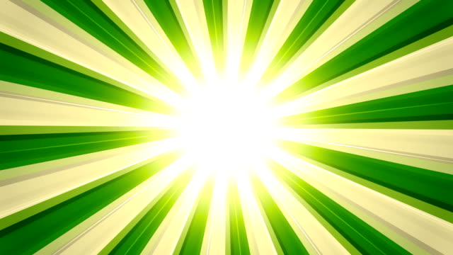 Glänzende-Lichtstrahlen-grün
