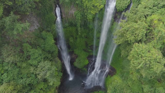 Beautiful-tropical-waterfall-Bali,Indonesia