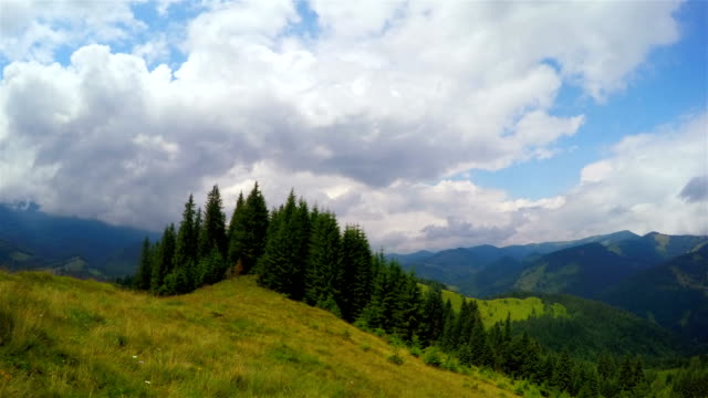 Sommer-Berge-Landschaft.