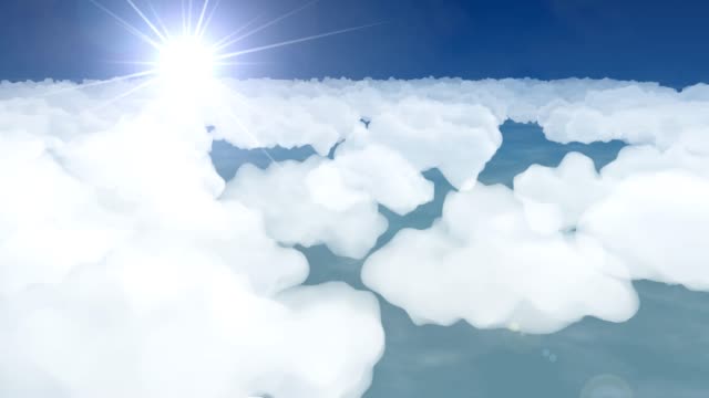 Vuelo-por-encima-de-la-estratosfera-de-cielo-de-las-nubes-Resumen-dibujos-animados-avión-avión-4k