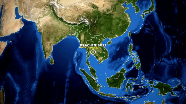 EARTH-ZOOM-IN-MAP---THAILAND-PRACHIN-BURI