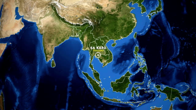 EARTH-ZOOM-IN-MAP---THAILAND-SA-KAEO