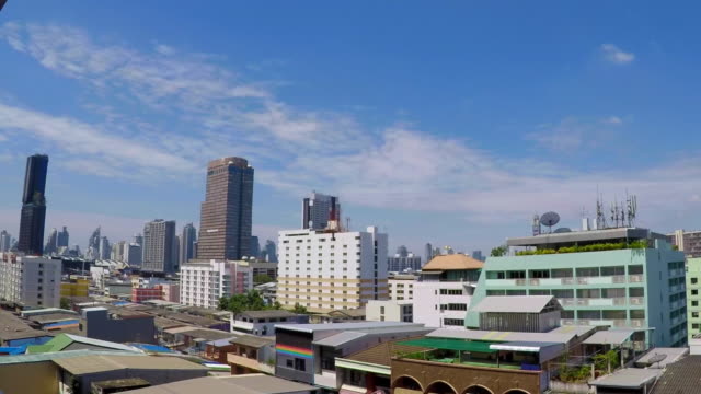 Time-Lapse-Skyline-Bangkok-,-Thailand