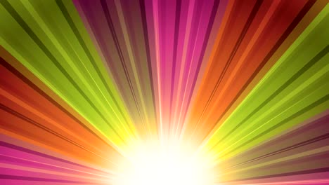 Rayos-de-arco-iris-de-Sunburst-caliente
