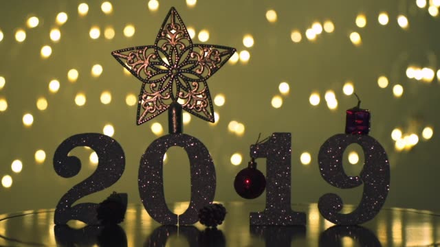 Turning-on-the-light-on-2019-Appears-with-Bokeh-Background