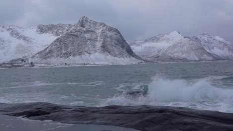 Winter-Fjord-and-Surf.-Slow-Motion